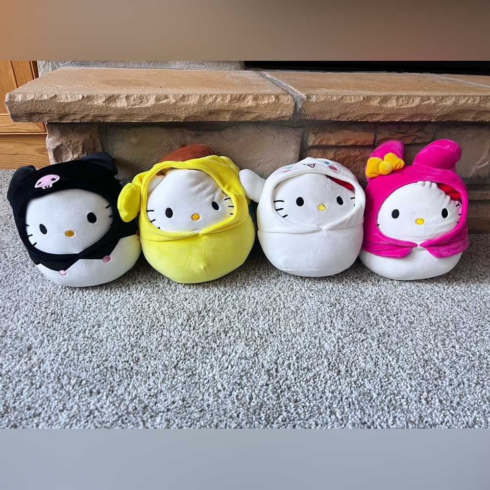 Hello Kitty & Friends Squishmallows set of 4